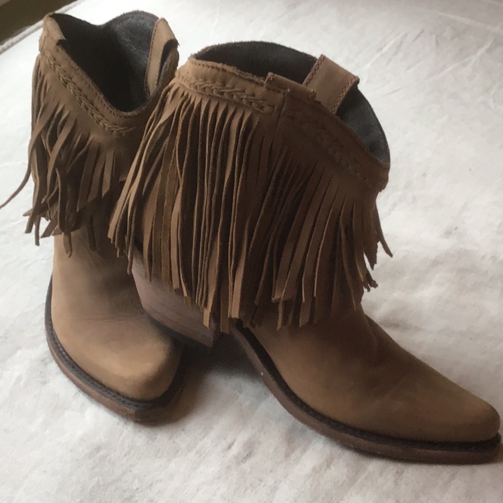 Leather booties